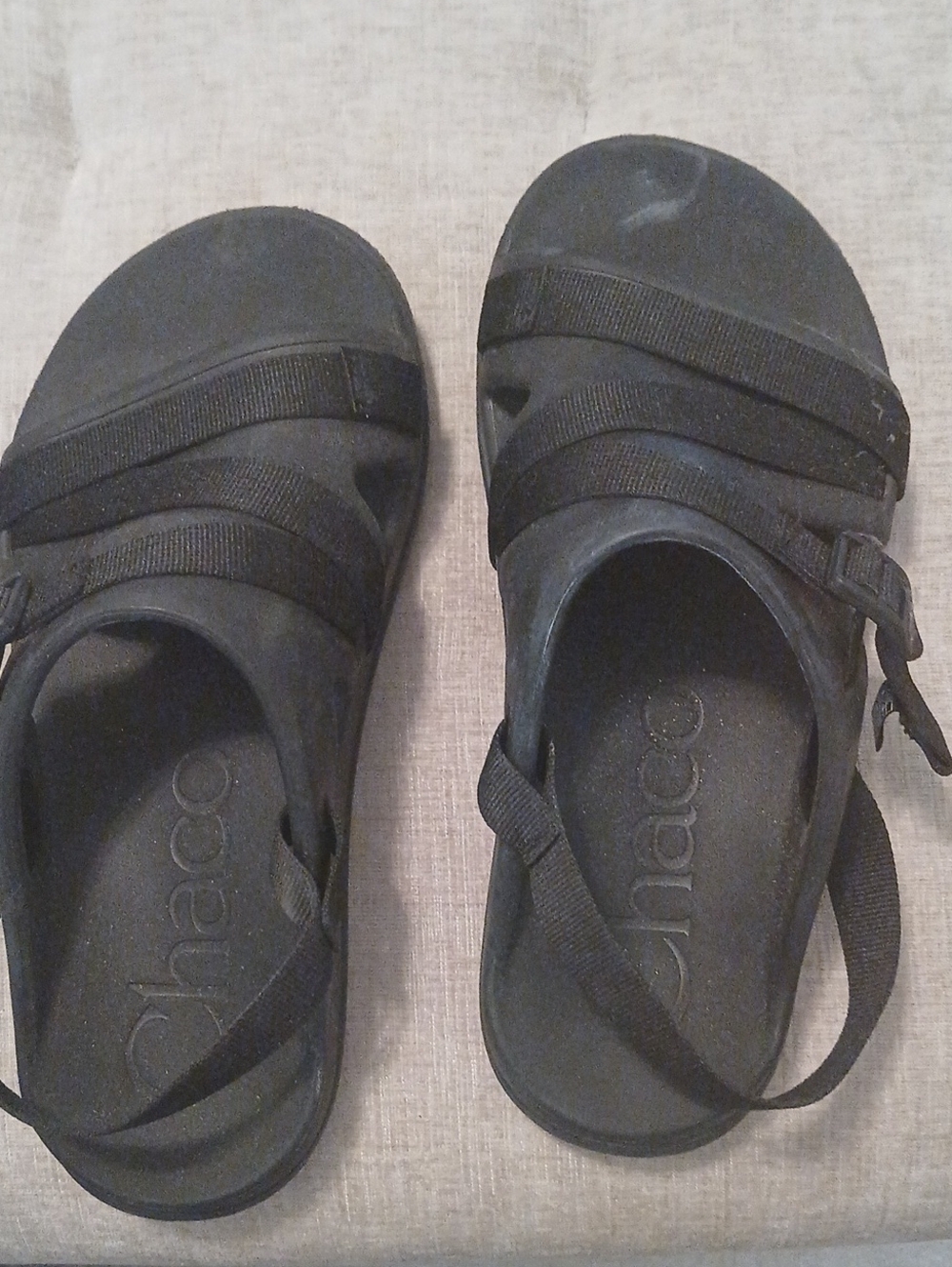 Chaco Men's Black Strappy Sandals